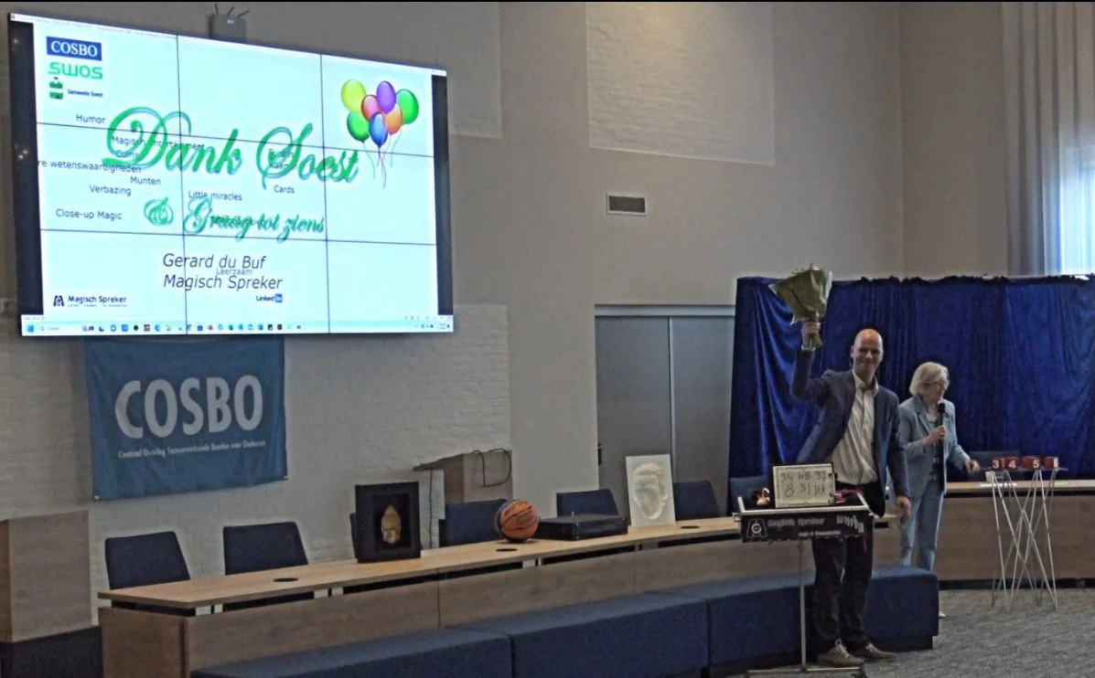 Magische Lezing Nooit te oud om te leren COSBO Soest